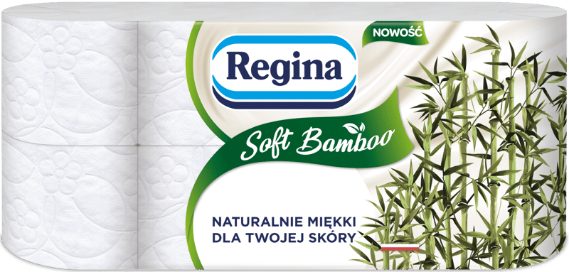 Regina Soft Bamboo FSC® Toilet paper, 8 rolls, 3 ply, 150 sheets