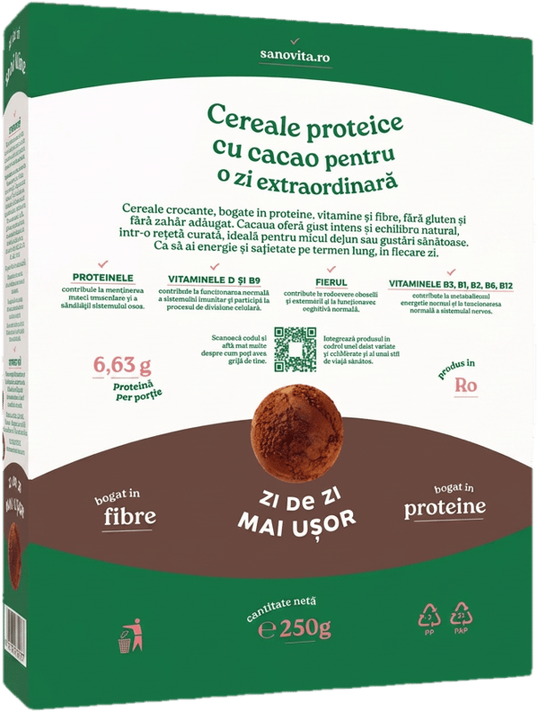 SANO VITA Protein cereals with cocoa