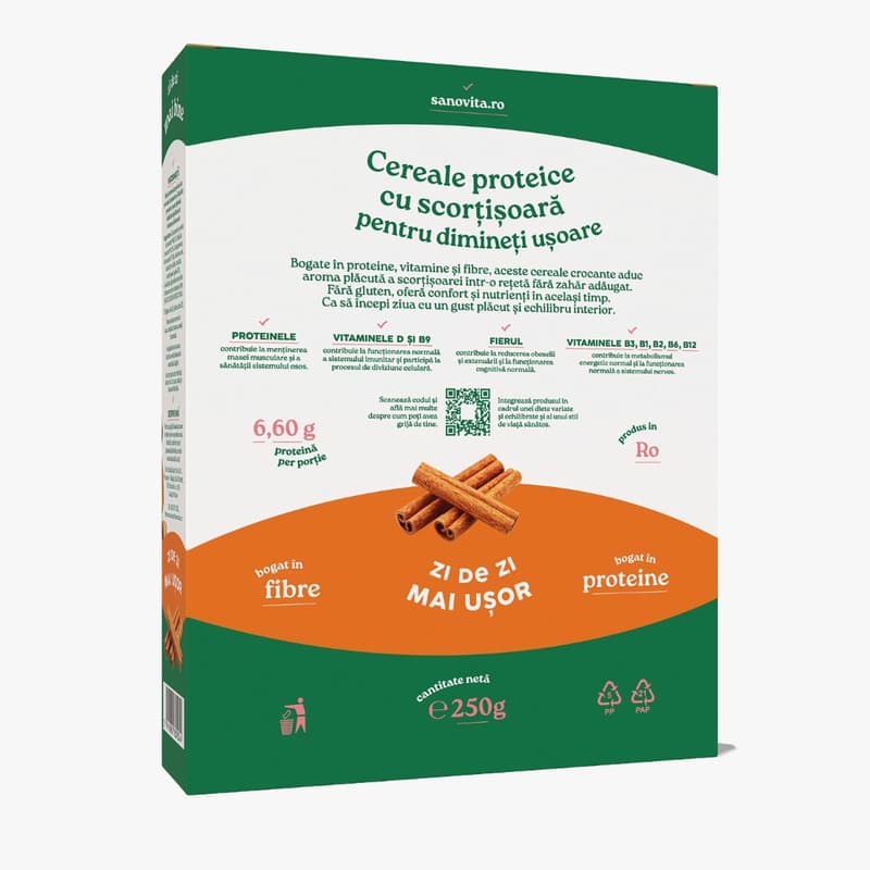 SANO VITA Protein Cereal with Cinnamon