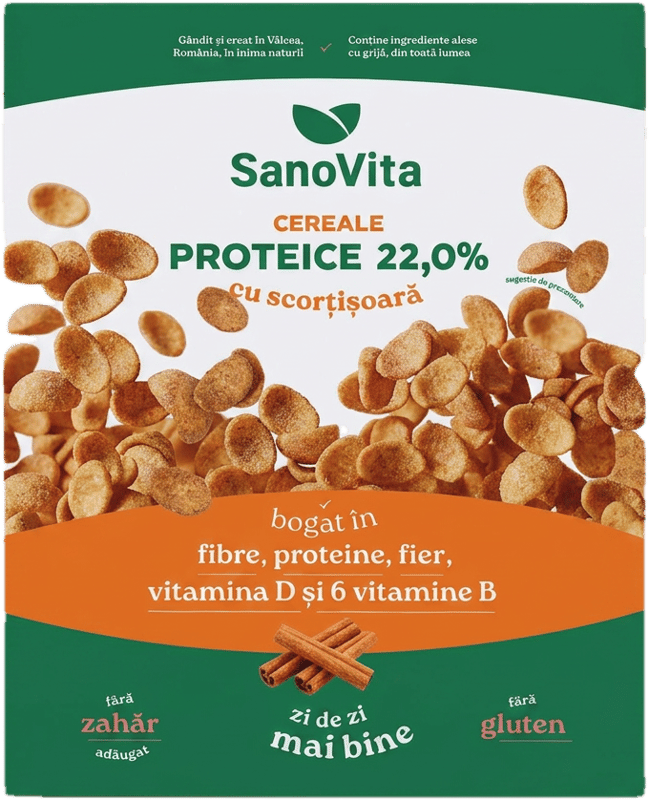 SANO VITA Protein Cereal with Cinnamon