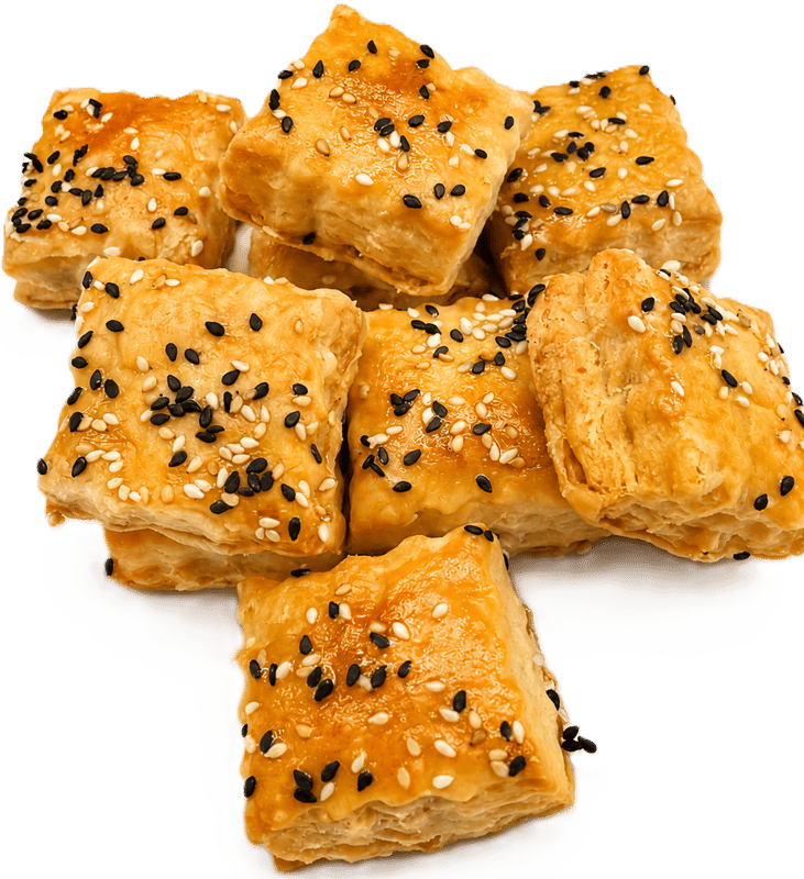 Nasul Rosu Biscuiti sarati cu branza, unt si susan