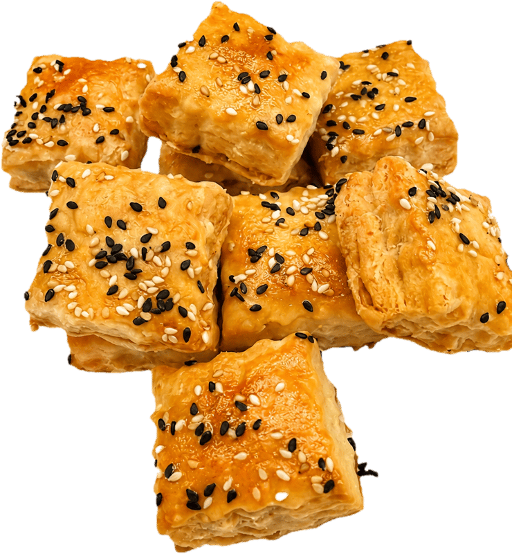 Nasul Rosu Biscuiti sarati cu branza, unt si susan