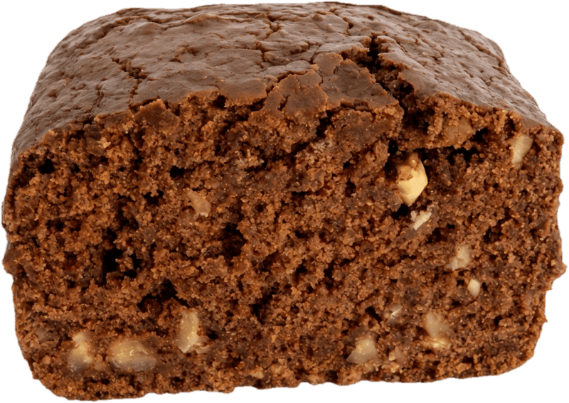 Nasul Rosu, Vegan Chocolate Brownie with Jam and Walnuts