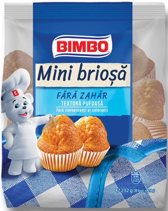 Bimbo Mini muffin zero sugar