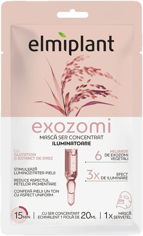Elmiplant Illuminating sheet mask with concentrated serum and exosomes