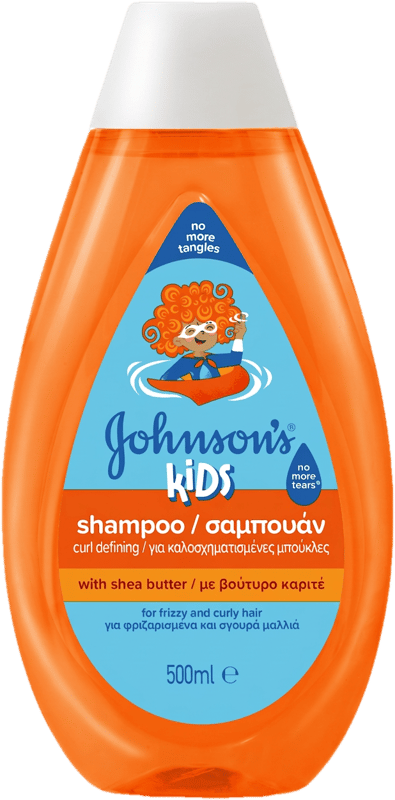 Johnson's Kids Shampoo for curly and wavy hair