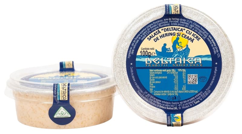 Deltaica Salata cu icre de hering si ceapa (24.5% icre)