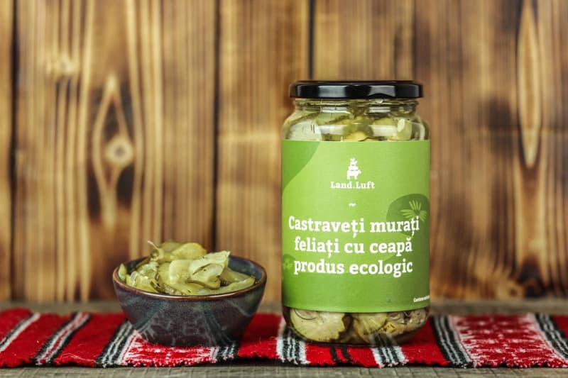 Land.Luft ECO Sliced pickled cucumbers with onion