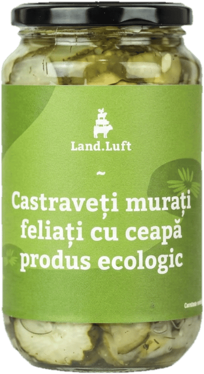 Land.Luft ECO Sliced pickled cucumbers with onion