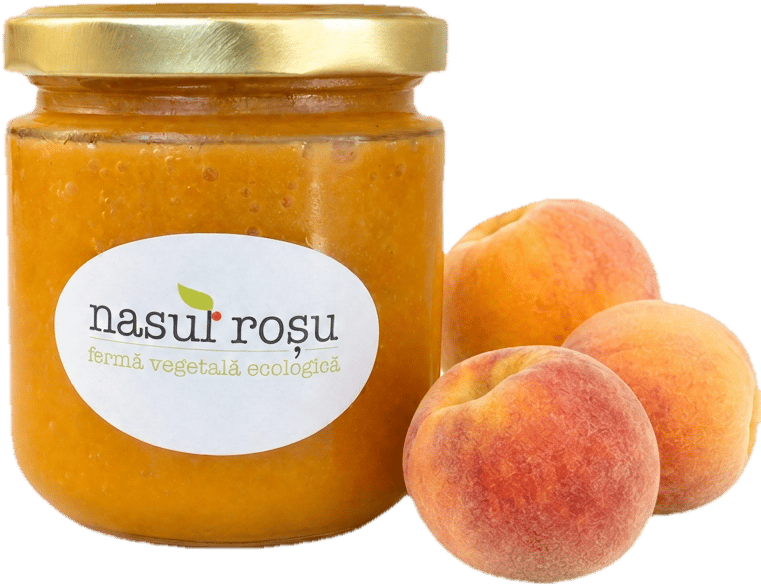Nasul Rosu Peach jam with no added sugar