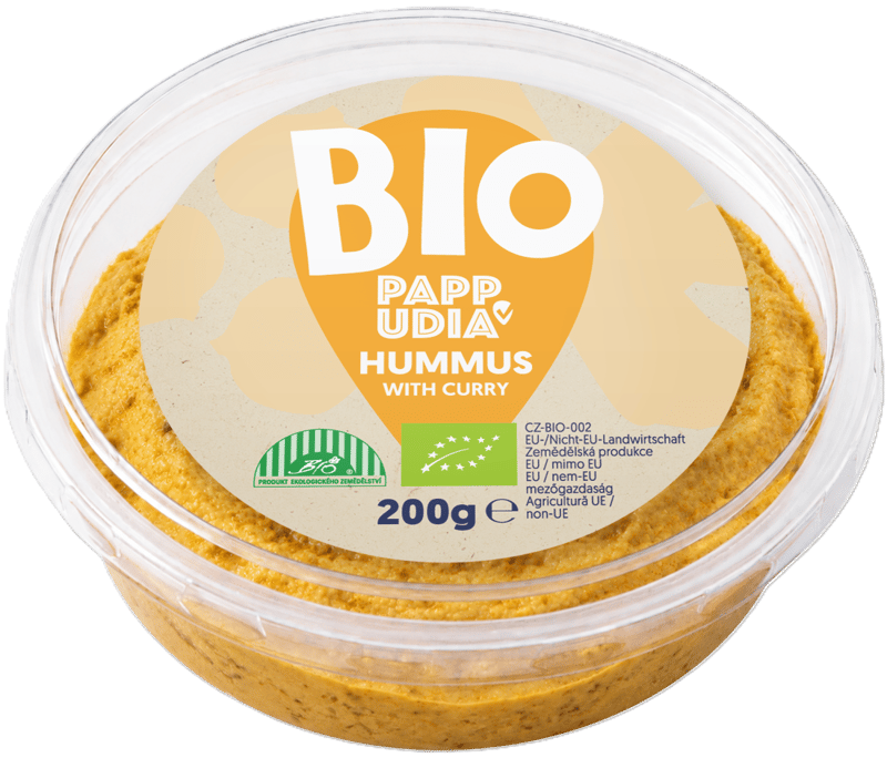 Pappudia ECO Hummus cu aroma de curry