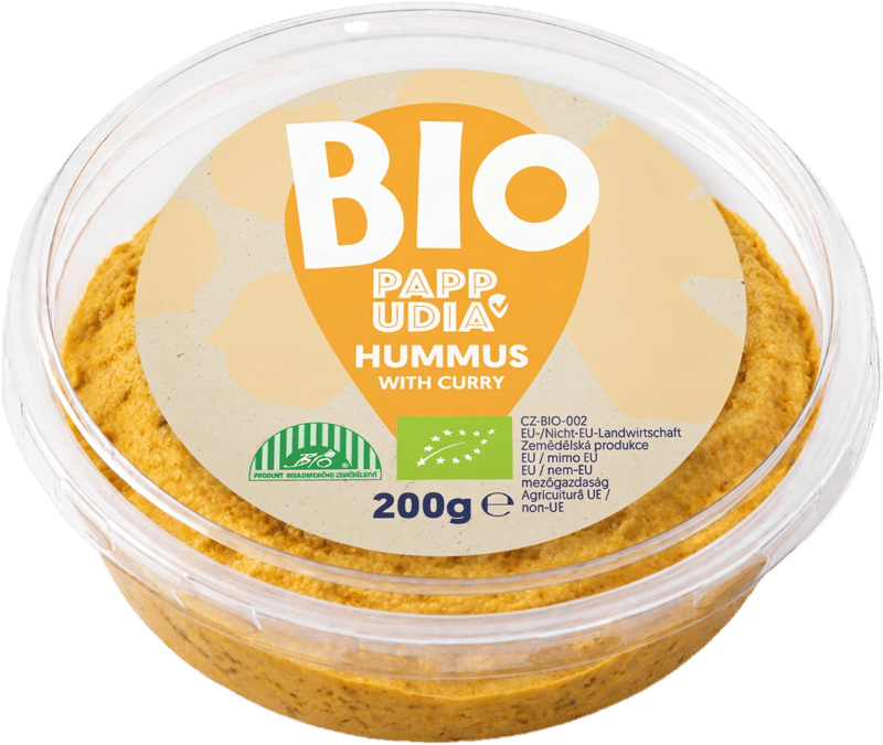 Pappudia ECO Hummus cu aroma de curry