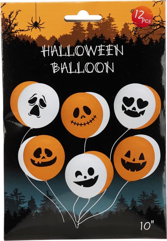 Set Halloween 12 baloane