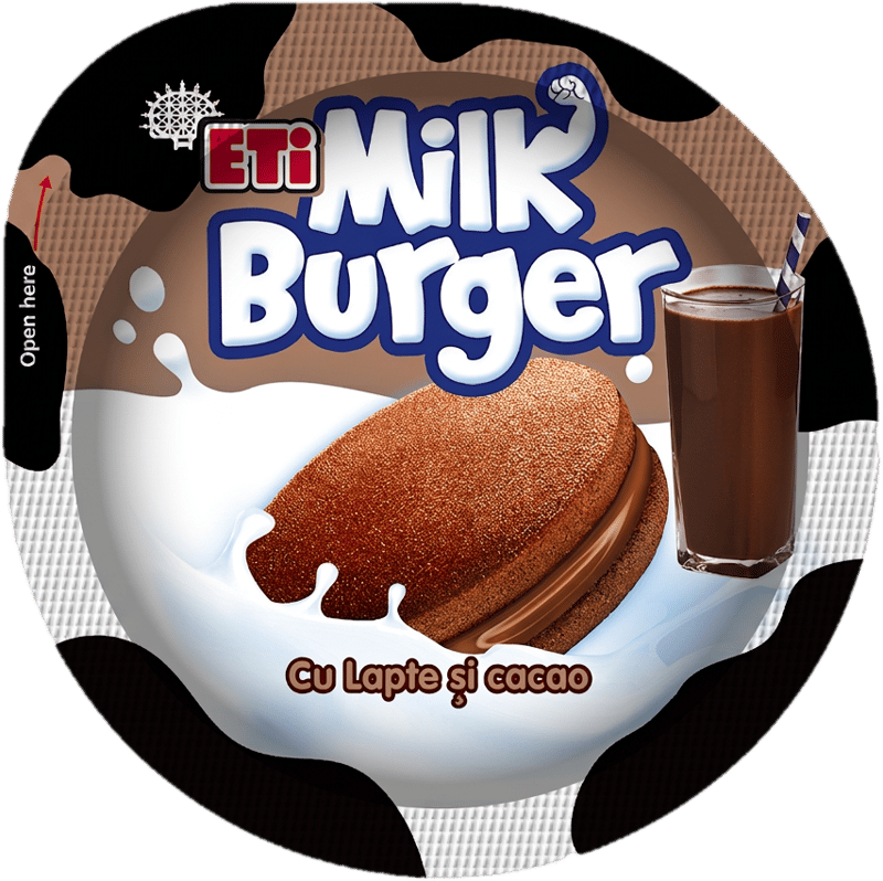 MilkBurger cu cacao,miere si crema lapte