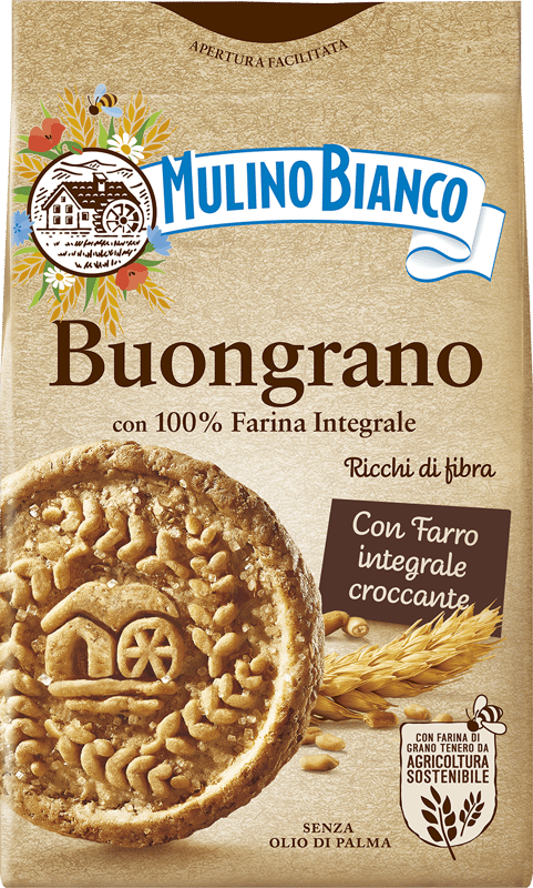 Mulino Bianco Buongrano Whole Wheat Biscuits