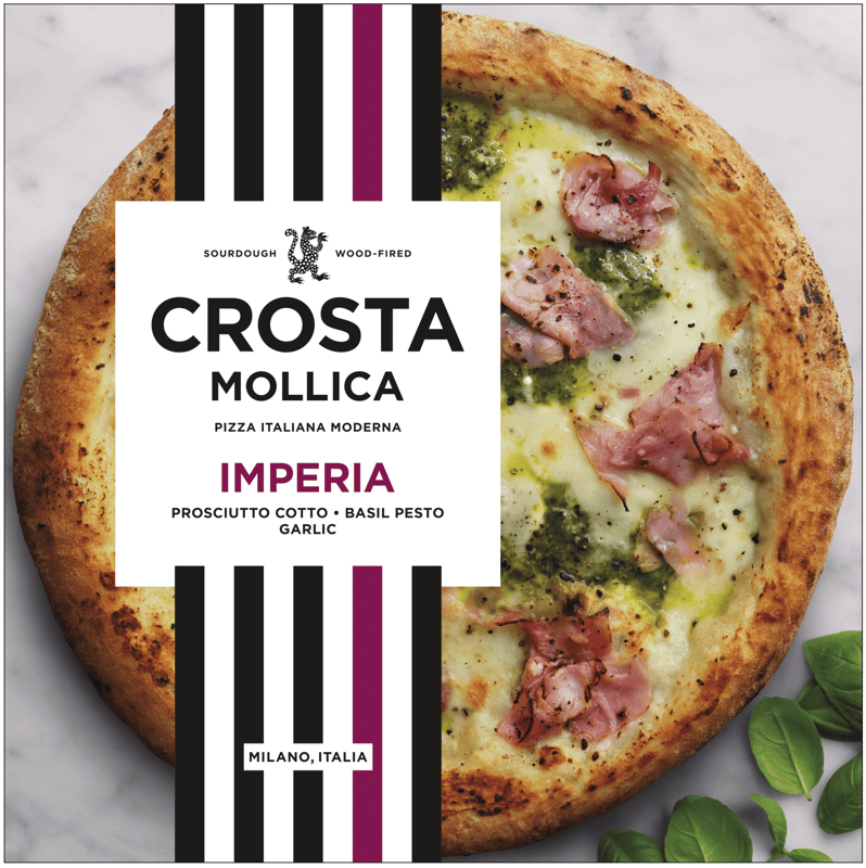 Crosta Mollica Pizza Imperia cu prosciutto cotto si pesto