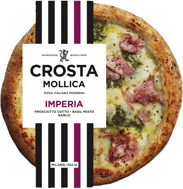 Crosta Mollica Pizza Imperia cu prosciutto cotto si pesto