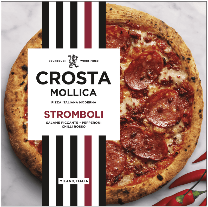 Crosta Mollica Pizza Stromboli cu pepperoni