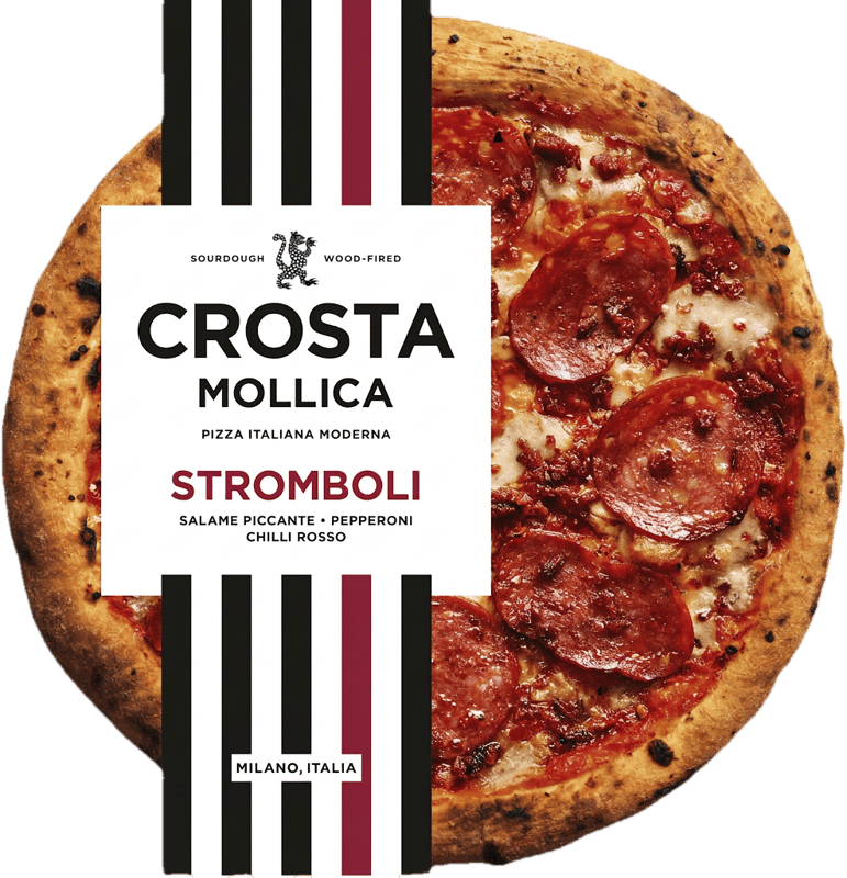Crosta Mollica Pizza Stromboli cu pepperoni