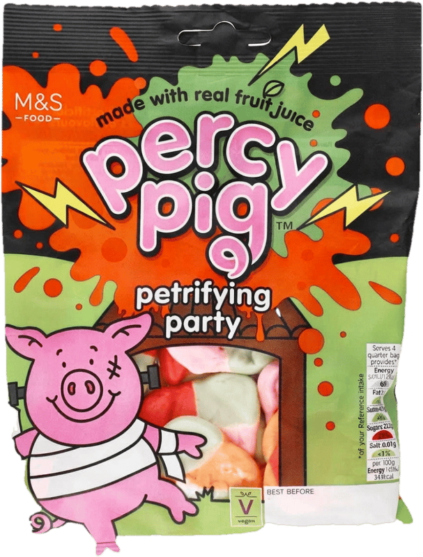 Marks & Spencer Percy Pig petrecere infricosatoare de Halloween