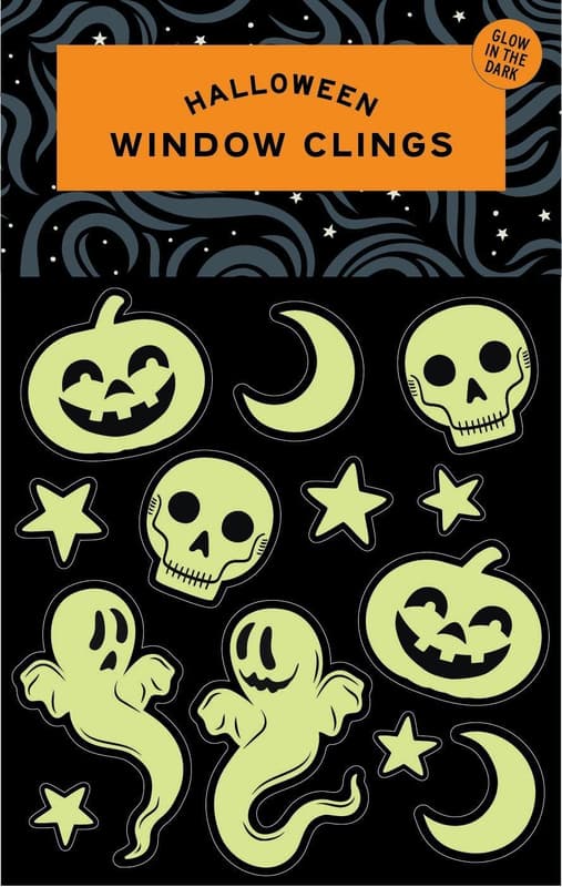 Marks & Spencer Decoratiuni autocolante pentru ferestre, fosforescente in intuneric de Halloween