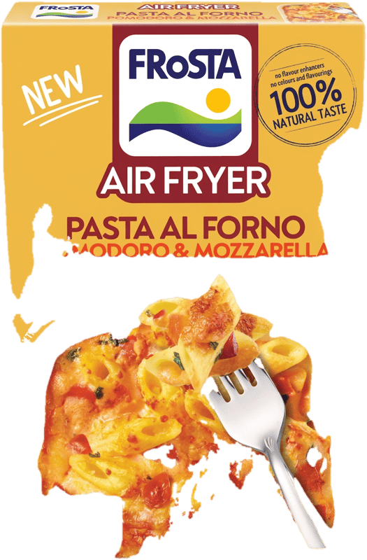 Frosta Airfryer paste la cuptor cu rosii si mozzarella