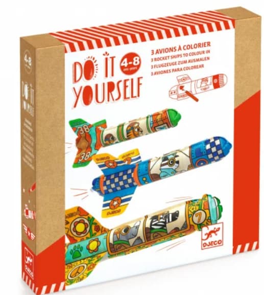 Djeco Joc creativ DIY, avioane