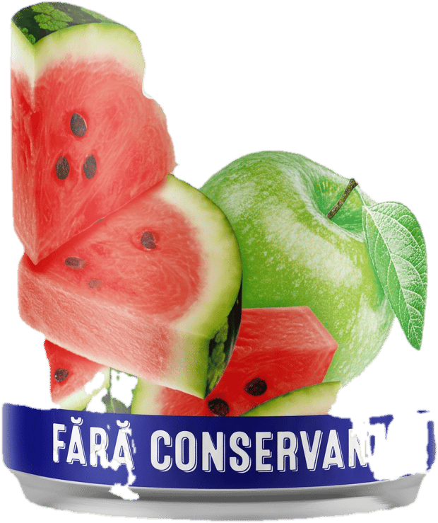 Bucovina Fructata Efervescenta apple-watermelon 330ml can