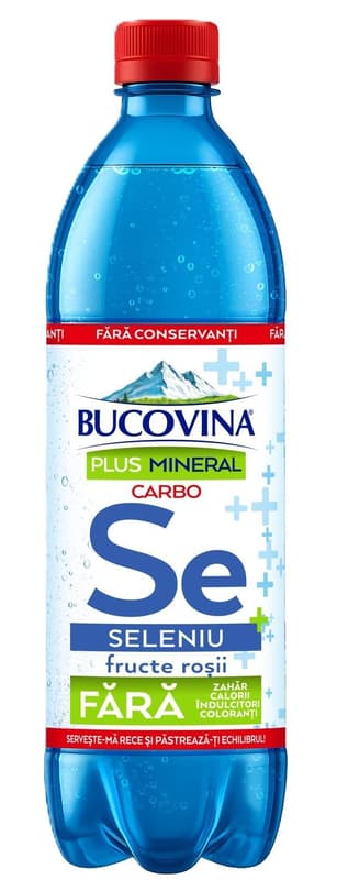 Bucovina Plus Mineral Carbonated Water with Selenium