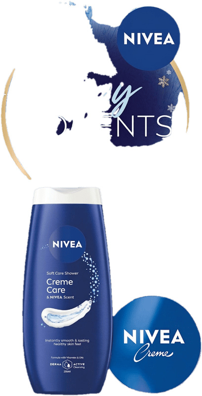 Nivea Cozy Moments Shower Gel and Cream Box