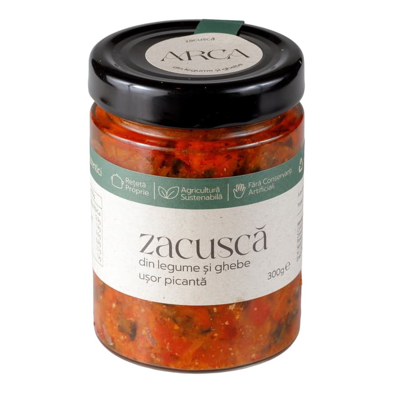 Arca Zacusca de legume si ghebe usor picanta