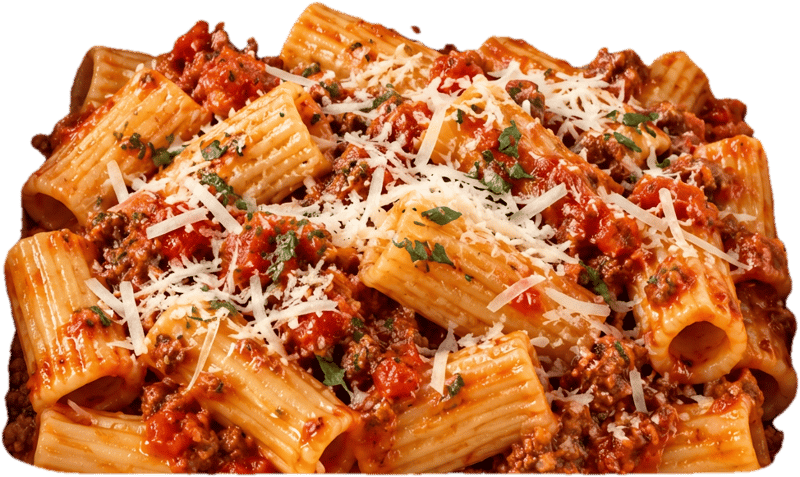 2C' Paste rigatoni cu ragu de vita