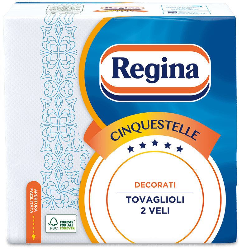 Regina FSC Servetele de masa, 5 Stelle, 2 straturi