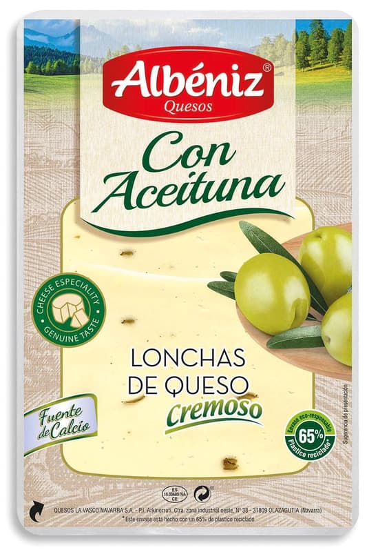 Albeniz Branza felii cu masline