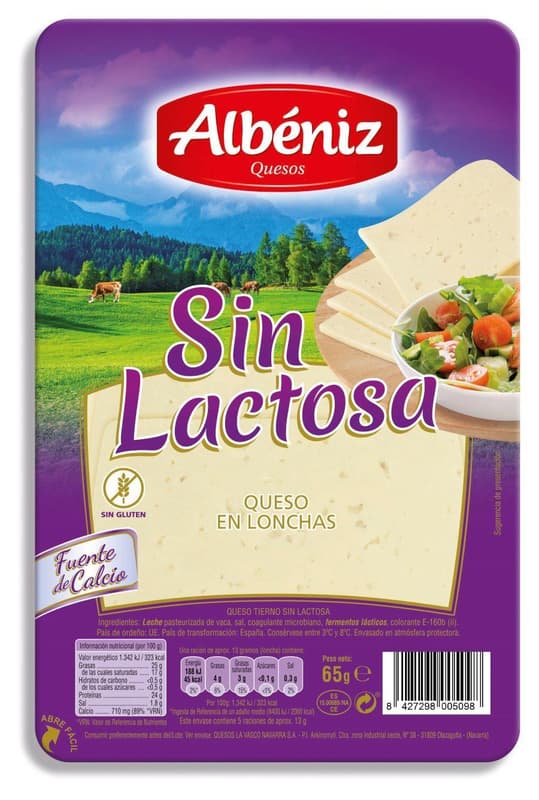 Albeniz Lactose-Free Sliced Cheese
