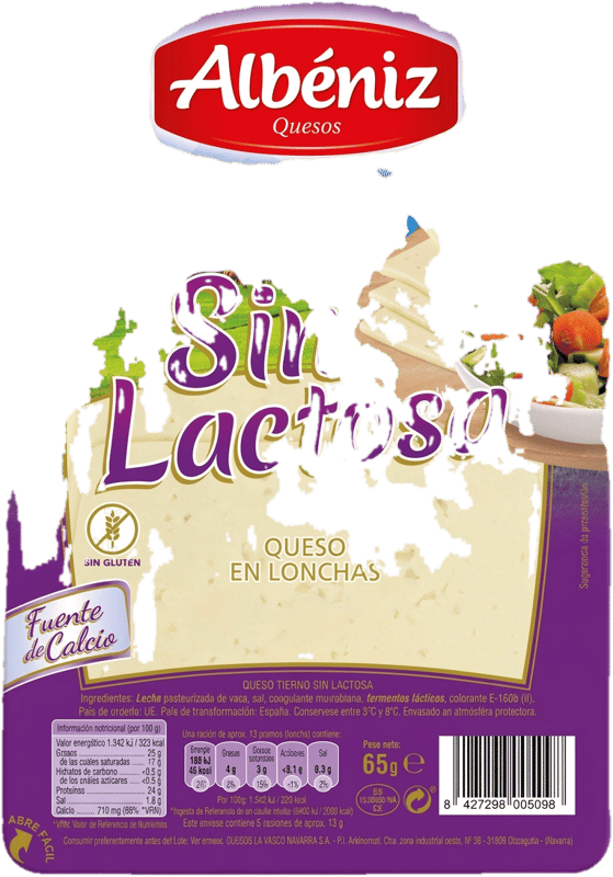 Albeniz Lactose-Free Sliced Cheese