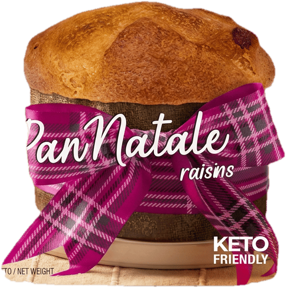 FeelingOK Panettone with Raisins (Low-Carb, High-Protein, Sugar-Free, Keto)