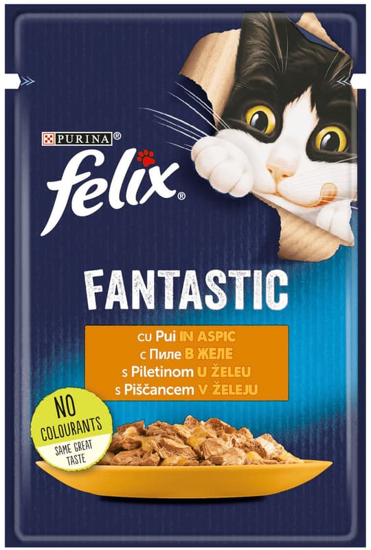 Felix Fantastic Wet Cat Food with Chicken in Jelly