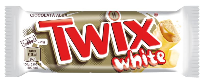 Twix White Chocolate Biscuit and Caramel Bar