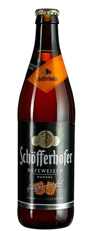 Schöfferhofer Hefeweizen Dark Unfiltered Premium Dark Beer