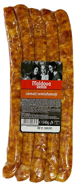 Moldova in Bucate Semi-smoked Sausages