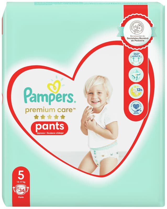 Pampers Premium Care Pants Diapers size 5, 12-17 kg