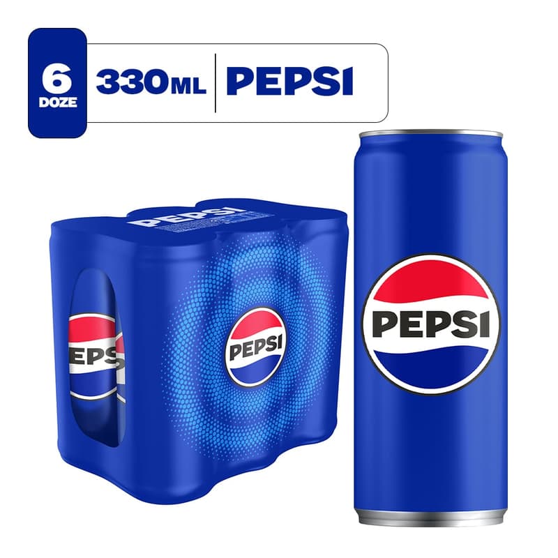Pepsi Cola Carbonated Drink 6 Pack