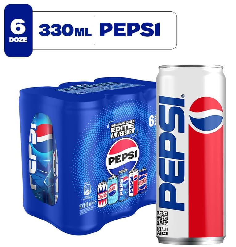 Pepsi Cola Carbonated Drink 6 Pack