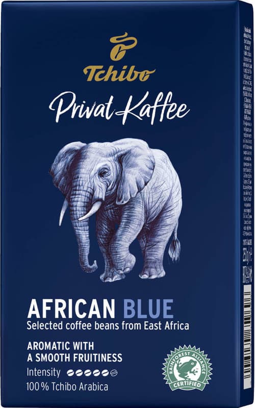 Tchibo Privat Kaffee African Blue cafea prajita si macinata