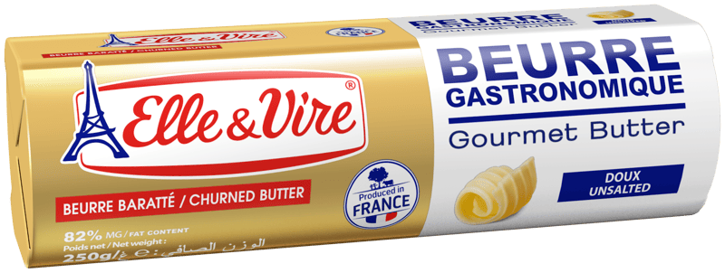 Elle&Vire Gourmet Unsalted Butter 82%