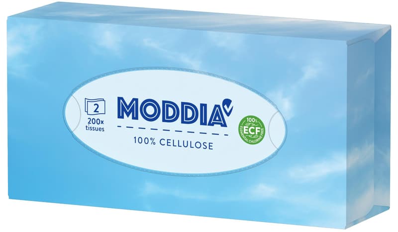 Moddia 2-ply Facial Tissue Box