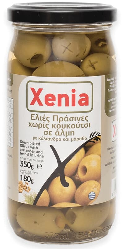 Xenia Pitted Green Olives