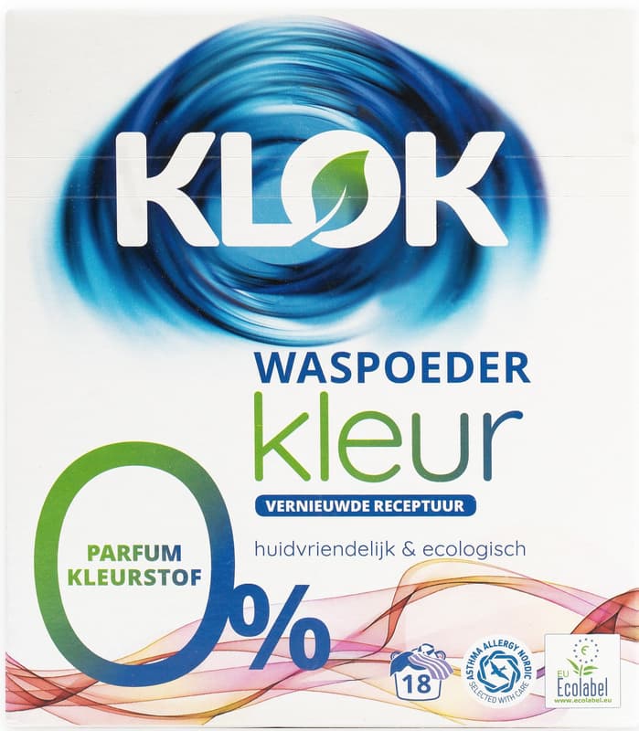 Klok ECO Laundry Detergent powder for colors