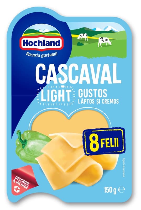 Hochland Cascaval felii light